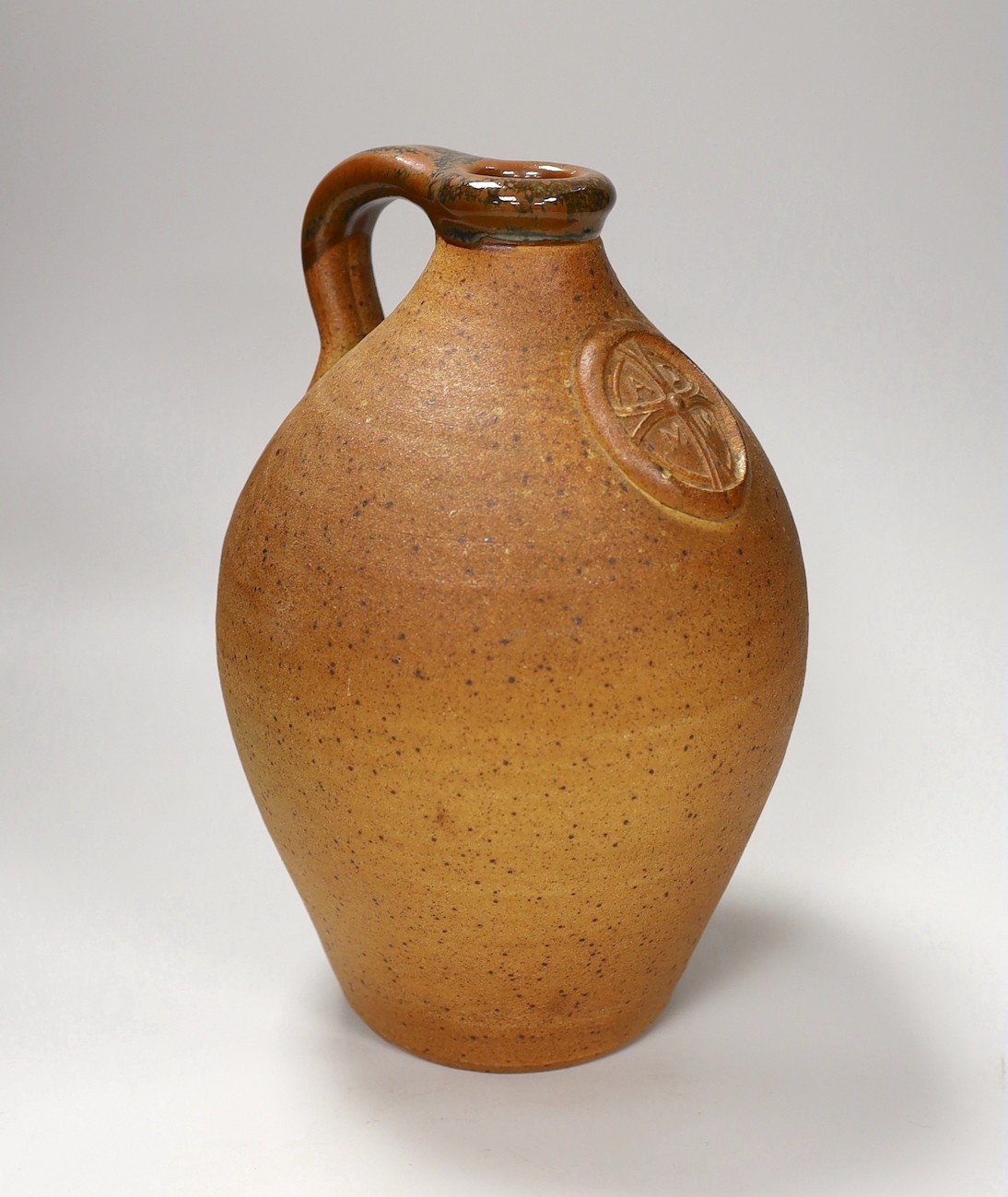 John Leach, Nick Rees, Mark Melbourne, Millennium jar. 25.5cm high